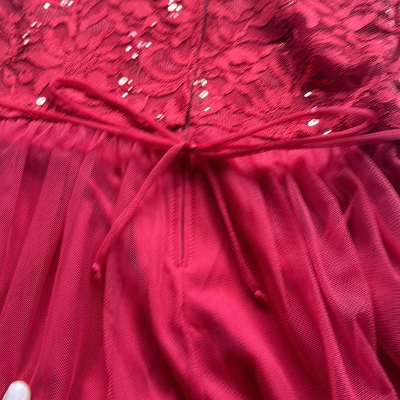 Red Speechless Kids dress - Picture 8 of 11